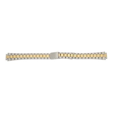 JuwelmaLux Uhrband Edelstahl teil PVD gold beschichtet JL28-10-1038