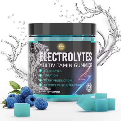 Elektrolyte PLUS Vitamine und Zink | 120 Gummis | mit allen wichtigen Mineralien