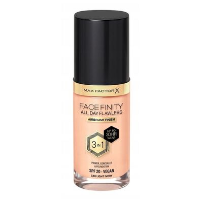 MAX FACTOR Make-up Face Finity All Day Flawless 3-in-1 Foundation Light Ivory 40 LSF