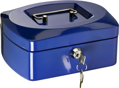 Alco Geldkassette Stahlblech 205x160xx85mm blau