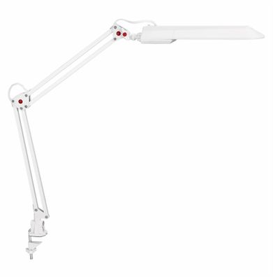 Alco Kompaktleuchtstoff-Tischleuchte 957 Kunststoff 11W weiß