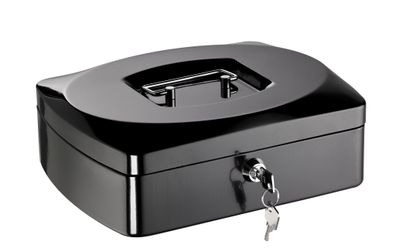 Alco Geldkassette Stahlblech 255x200xx90mm schwarz