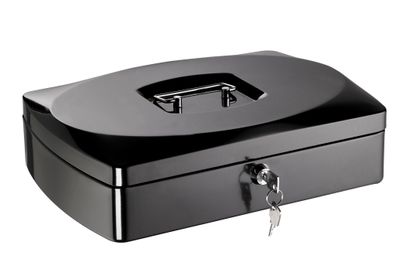 Alco Geldkassette Stahlblech 330x235xx90mm schwarz