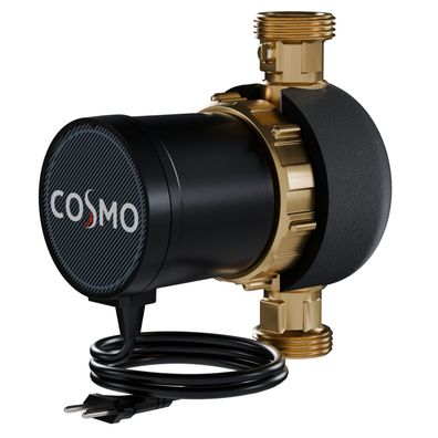 Cosmo Zirkulationspumpe für Trinkwasser mit Messinggehäuse Einbaulänge 139mm