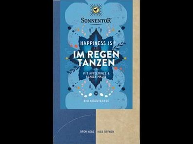 Sonnentor Im Regen tanzen Tee Happiness is®, Doppelkammerbeutel 27g