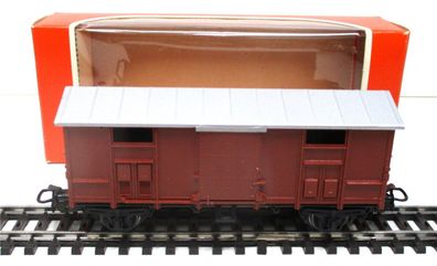Primex / Märklin H0 4586 Gedeckter Spitzdach-Güterwagen FS OVP (463k)