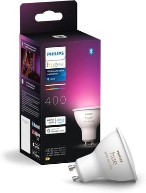 Philips Hue White & Color Ambiance GU10 LED Spot 2er Pack (400 lm)