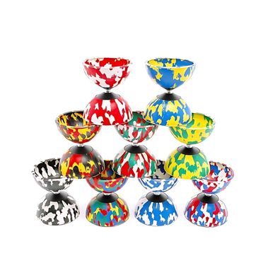 MB Diabolo Arlequin Ø100mmx115mm 250g 2farb blau/weiß