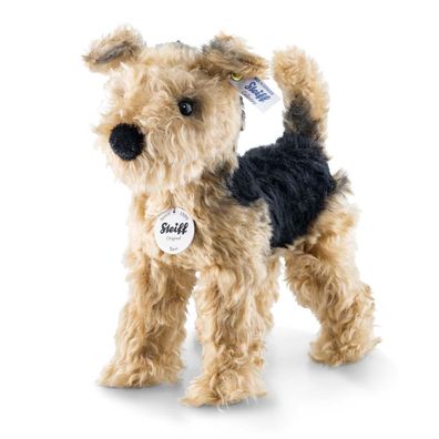 Steiff 033735 Terri Welsh Terrier 26cm Hund stehend Mohair