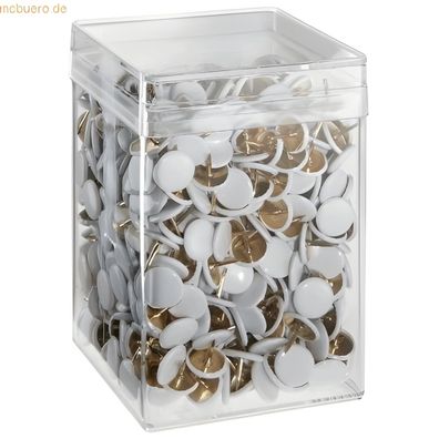 Alco Reißnagel SUN Metall Ø 9,5mm weiß