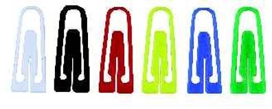 Alco Briefklammer Plastik 26mm sortiert 100 Stück