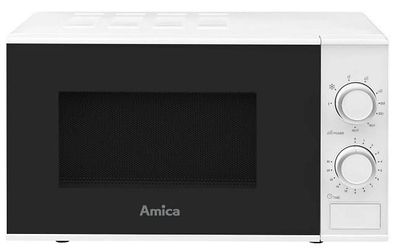 Mikrowelle Amica 700 W, 17 Liter, Grill 900 W, weiß
