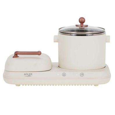 Kéchengerät Adler AD 6421 Antihaftbeschichtet Creme