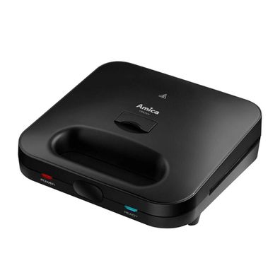 Sandwich-Maker Amica mit 750 W Leistung, schwarz