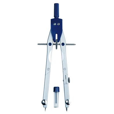 Alco Geometriezirkel 2 Gelenke Kreis-Ø 380mm 170 mm silber