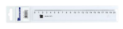 Alco Kunststofflineal 20cm transparent