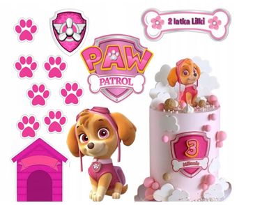 Paw Patrol Essbar Ryder Tortenaufleger Torte Geburstag Zuckermasse + NAME p31