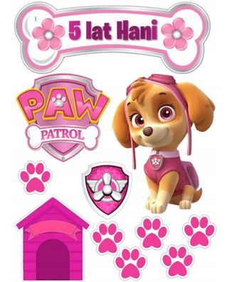 Paw Patrol Essbar Ryder Tortenaufleger Torte Geburstag Zuckermasse + NAME p32