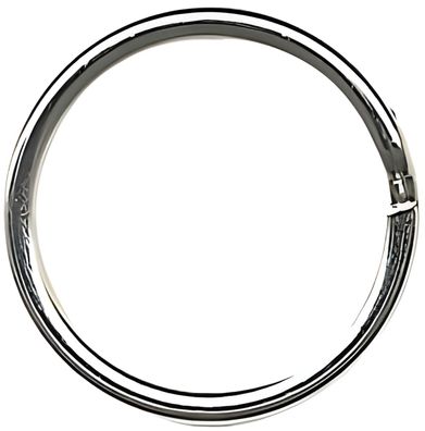 Alco Schlüsselring Stahl glanzvernickelt 15mm Ø 10 ST