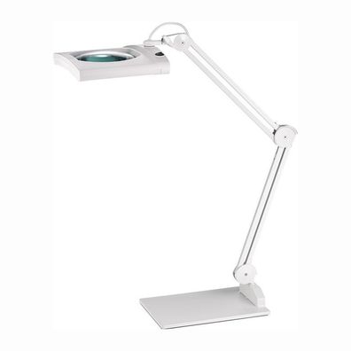 Alco LED-Lupenleuchte 9226 Metall 7,5x 6,2 mit 5 Dioptrien 15W weiß