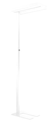 Alco LED-Stehleuchte 9080 Aluminium mit Metallfuß 80W weiß