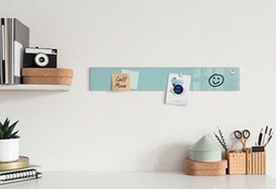 sigel Glas-Magnettafel artverum aquamarin, (B)120 mm