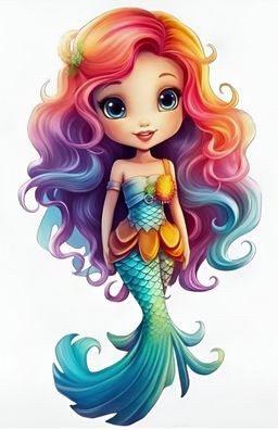 Meerjungfrau 14x10cm Prinzessin Essbar Tortenaufleger Torte Tortenbild Zuckerbild