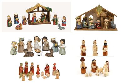 Heilige Familie, Krippenfiguren und Krippensets mit LED