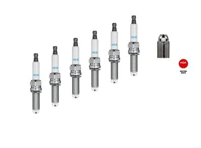 6x NGK 5214 Zündkerze LKR8A M12x1.25 26.5mm SW16 für 0.7 SMART 3-Zylinder 450 452