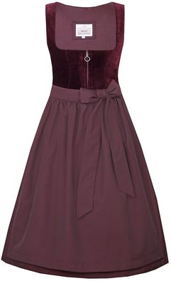 Dirndl Kirchham 65cm Länge bordeaux