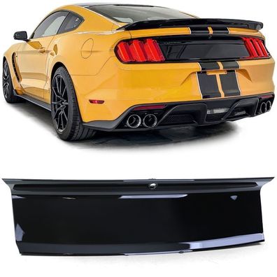 Blende Heckdeckel GT Optik Schwarz Glanz für Ford Mustang 6 Coupe Cabrio 14-17