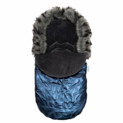 New Baby Luxus-Babytrage mit Sitzkissen blau
