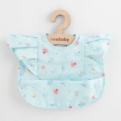 Luxuriöses Lätzchen New Baby 35x27 cm mit Rüschen