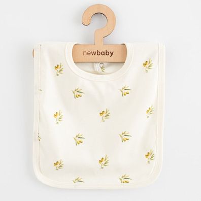 Babylätzchen New Baby Olives aus Baumwolle