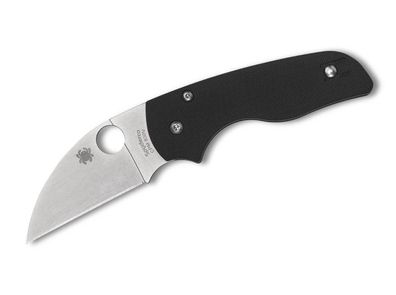 Spyderco Lil&#039; Native Wharncliffe G10 Black PlainEdge