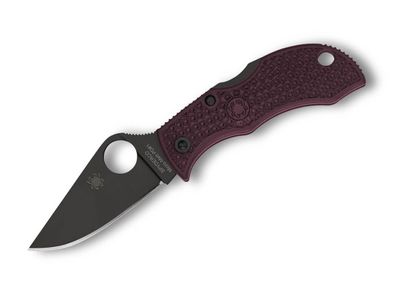 Spyderco Manbug Micro-Melt PD#1 Black Blade Sprint Run