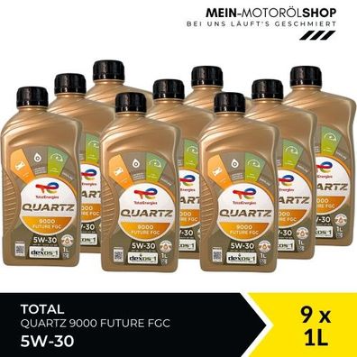 Total Quartz 9000 Future FGC 5W-30 9x1 Liter