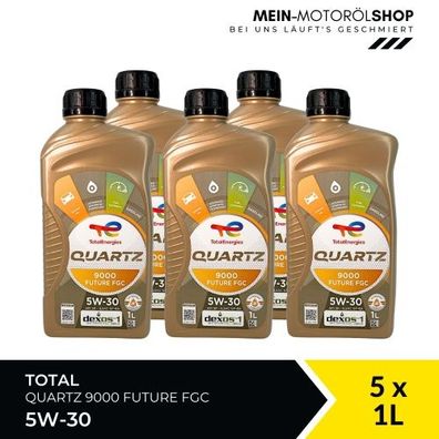 Total Quartz 9000 Future FGC 5W-30 5x1 Liter