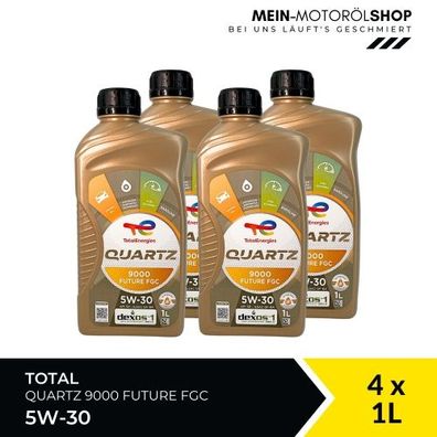 Total Quartz 9000 Future FGC 5W-30 4x1 Liter