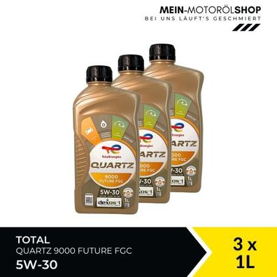 Total Quartz 9000 Future FGC 5W-30 3x1 Liter
