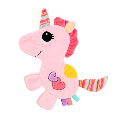 Toi-Toys Baby Knistertuch Einhorn – Schmusetuch für Neugeborene Babytuch Baby