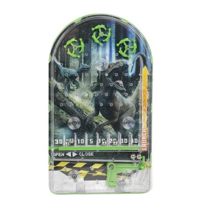 Toi-Toys 51155A - WORLD OF Dinosaurs Flipperautomat mit Dino Design Dinosaurier