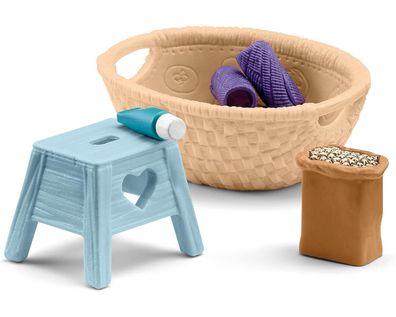 Schleich 42570 Horse Club Tierpflege Zubehörset Pferdepflege Figuren Spielset