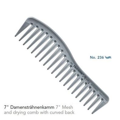Hercules Sägemann Triumph Master 95/236 Strähnenkamm silbergrau 7"