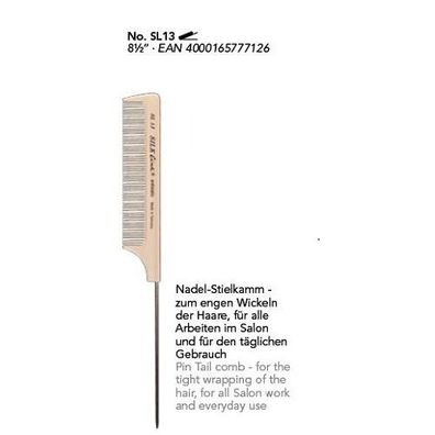 Hercules Sägemann Silk Line SL13 Nadelstielkamm 8 1/2"