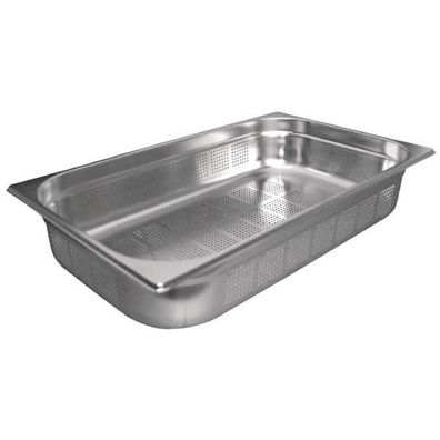 Vogue Gn-Behälter Edelstahl 20Cm Gn11 Gelocht