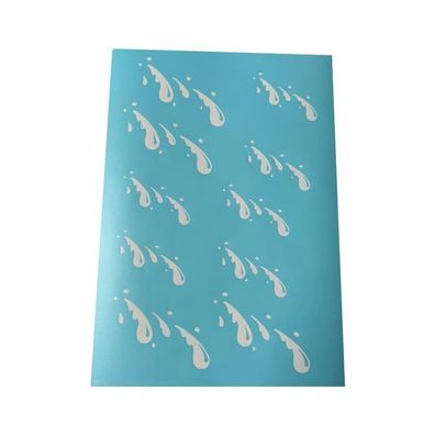 Airbrush Klebeschablonen Schablone Spritzer Tropfen Blutspritzer Universl Set A4