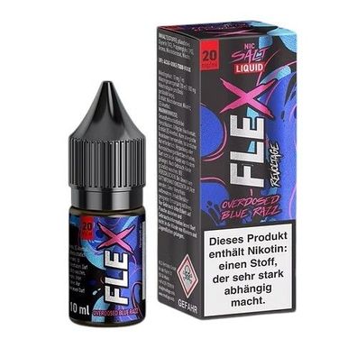 Revoltage Flex Overdosed Blue Razz Liquid 20mg/ml