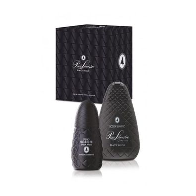 Pino Silvestre Black Musk Geschenk-Set Eau de Toilette 75 ml & Duschshampoo 400ml