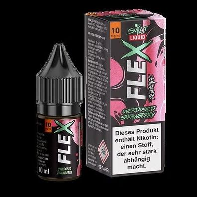 Revoltage Flex Overdosed Strawberry Liquid 10mg/ml